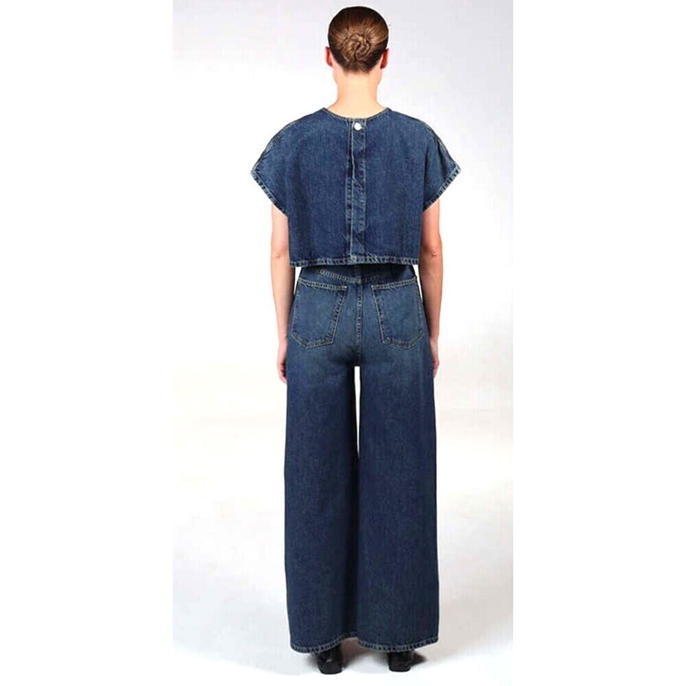 New Anthropologie Etica Women Sz 30 Jeans Marley Ultra High Rise Baggy Terranea - Picture 2 of 12